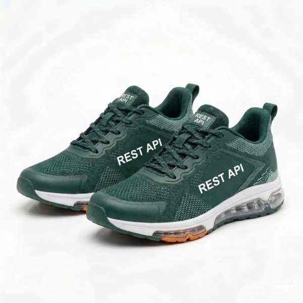 Кросівки для бігу REST API зелені