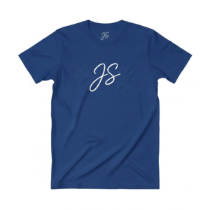 Футболка класична JS блакитна