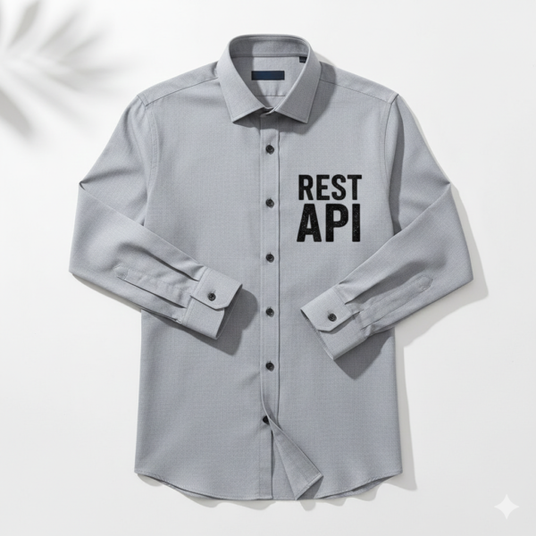 Сорочка класична REST API сіра