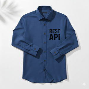 Сорочка класична REST API блакитна