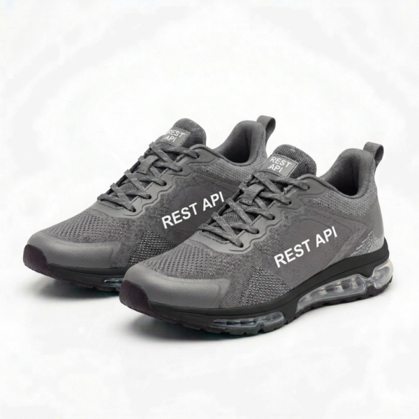 Кросівки для бігу REST API сірі