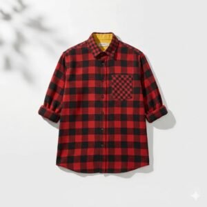 Red checked shirt JS